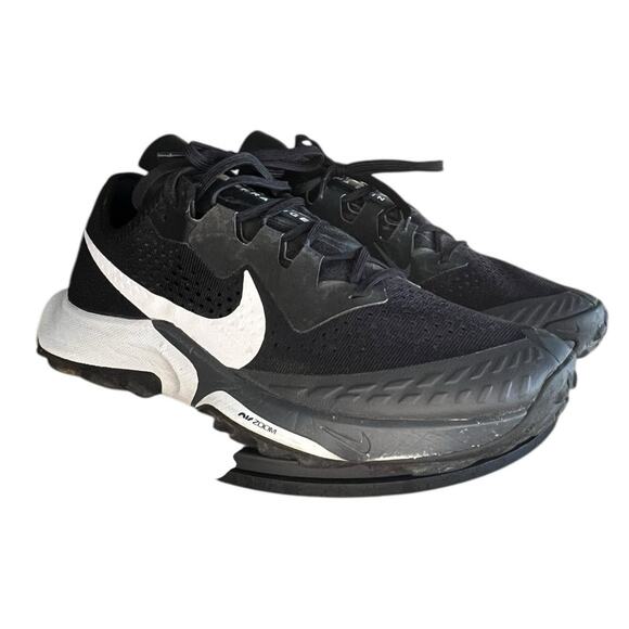 Men's Nike Air Zoom Terra Kiger 7 CW6062-002 Mesh Running Sneaker Size 9 Black - Picture 3 of 5